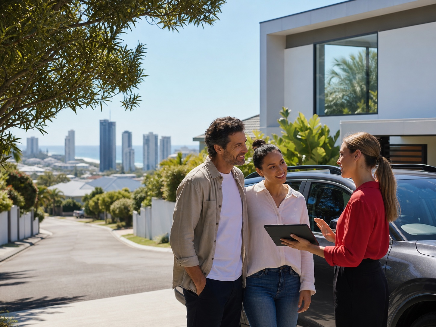 Australians discussing personal and vehicle finance needs